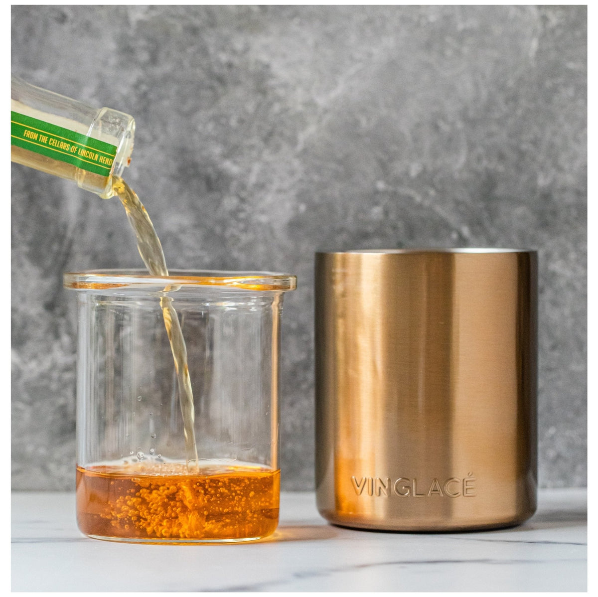 Glass Lined Whiskey Low Ball