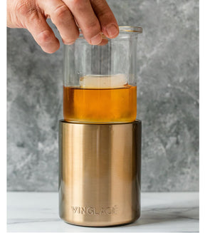 Glass Lined Whiskey Low Ball